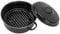 Roasting Pan with Lid, Oval Roaster Pan with Lid Enamel Roaster with Roaster Rack Enamel on Steel Roasting Pan for Turkey Small Chicken(26CM)