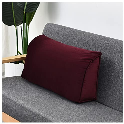 QTQHOME Lesekissen/Rückenstützkissen/Bett-Rückenlehne, großes Bett, Rückenlehnenkissen/Kopfteil, Rückenlehnenstützkissen/Nackenrolle für Tagesbett/Keilkissen, weich (70 cm, E)