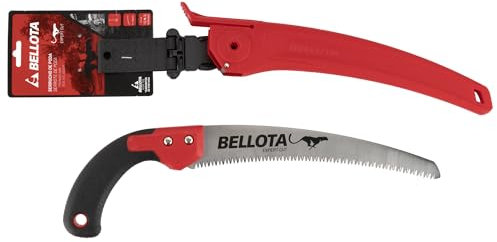 Bellota 454BIMC13 - Serrucho de poda Guepardo con hoja curva de 13 dentado japonés y mango de bimaterial curvo. Incluye funda