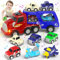 Usrela Camion Transporteur 7 en 1 pour Garçons 3-5 Ans - Jouet Voiture à Tirer avec Lumière et Musique - Jeux Éducatifs - Cadeau d'Anniversaire de Noël