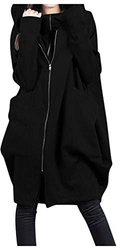 Cappotto Giacca Donna Abito con Zip Felpa con Cappuccio Felpa con Cappuccio Top da Donna Cardigan Lungo Cardigan Cappotto Completo da Donna Vestaglia Invernale Pile Lunga