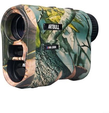 Entfernungsmesser für Jagd, Jagd, 6,5-facher Golf-Entfernungsmesser, Camouflage-Entfernungsmessgerät für Bogenjagd, mit Reichweite, Geschwindigkeit, Scan-Modus, leicht (600 m)