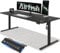 Airfish Höhenverstellbarer Schreibtisch 200x80cm mit USB-Buchse, Schreibtisch Höhenverstellbar Elektrisch mit Memory Funktion, 73-118cm,Schwarz