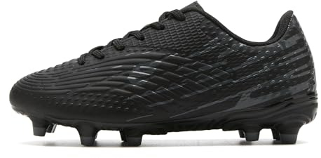 EPIMENO Ragazzi Ragazze Bambini Scarpe da Calcio all'aperto Terra Ferma Tacchetti di Calcio (Scuola primaria Bambino/Ragazzo)