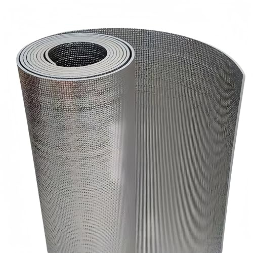 Radiator Foil，Radiator Reflector Foil ，9mm Radiator Foil Reflector Roll, Radiator Reflector Panels for Home, Foil Insulation Roll, Radiator Heat Deflector ， for Weatherproofing, Condensation, Sound(A,