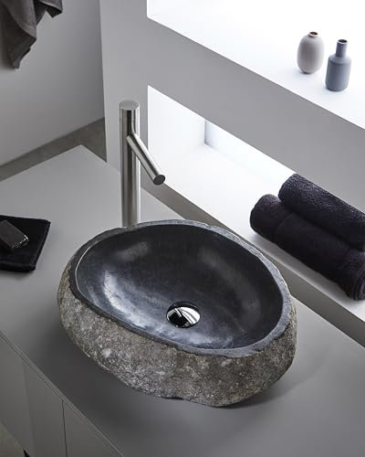 Aufsatzwaschbecken ROCK aus Flussstein