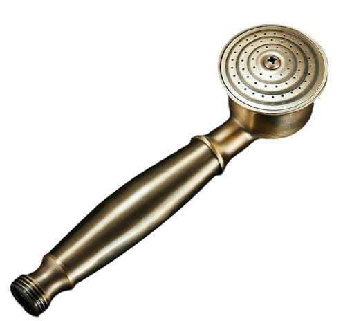 Handbrause aus Kupfer, Antik-Grün, Vollkupfer-Konstruktion, Vintage-Design, 5,1 cm Sprühkopf, 17,5 cm Länge, G1,27 cm Anschluss