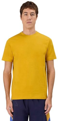 Kappa Cafers Slim Tee Herren-T-Shirt, bequem und stylisch, technisches T-Shirt, Yellow Golden/Yellow Inca, 2XL
