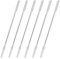 6 Pcs Double Ended Lab Spatula Stainless Steel Makeup Mixing Spatula Small Metal Stirring Spatulas Cosmetic Mixing Tools Pigment Blending Tools for Nail Art Painting
