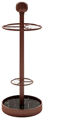 MESCXTY Porte-parapluies élégant en métal, Petit Support Rond décoratif (Laiton, 25 x 25 x 52 cm)