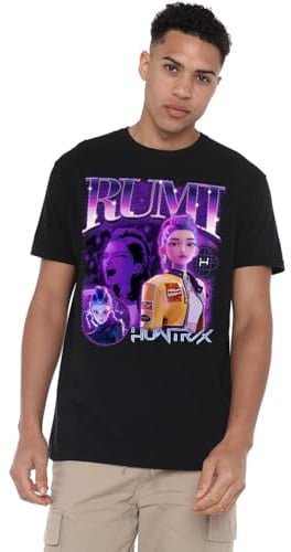 Kpop Demon Hunters Unisex K-pop Demon Hunters - Huntrix Huntr/X Rumi Bootleg Unisex T Shirt T-Shirt