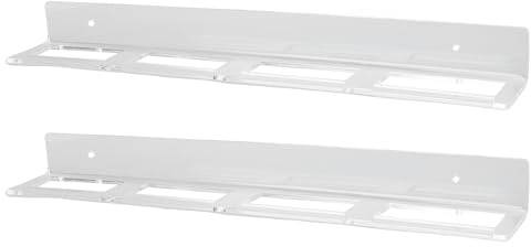 ASHATA 2 Stück Acryl-Hockey-Puck-Halter Zur Wandmontage, Hockey-Puck-Vitrine, Regal-Aufbewahrungsorganisation für Zuhause, Wohnzimmer, Dekoration, 35 X 3,4 X 4,6 cm