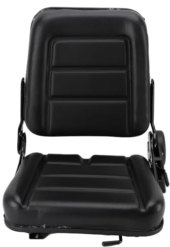 UPALDHOU Sedile Universale per Trattore, Design Ergonomico e Confortevole per Lunghe Ore di Lavoro per la Sostituzione della Pelle PU del Caricatore a Forche