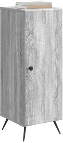 vidaXL Sideboard Graues Sonoma 33 x 34,5 x 90 cm Holzwerkstoff, Wohnzimmerschrank, modernes Design, praktische Aufbewahrung, Sideboard, clevere Lösungen für deinen Essbereich