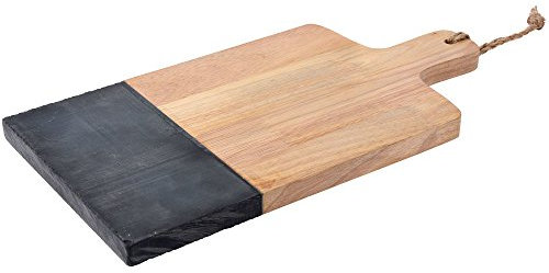 EH Excellent Houseware Rechteckiges Schneidebrett, Stein + Schiefer