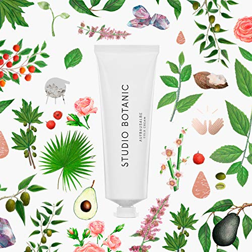Studio Botanic Aufbausalbe/Cold Cream – Für Körper, Hände und Gesicht – 50 ml Alutube – 100% Rein Natürlich – Zertifizierte Vegane Naturkosmetik