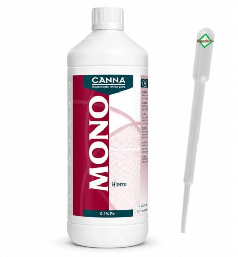 Weedness Canna Dünger Eisen 1 Liter - Grow Anbau Indoor Outdoor Tomaten Flüssig Orchideen Bonsai Bio Organischer Zimmerpflanze