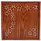 Plateau carré Fleur de Cerisier en Bois Massif (34 * 34cm)