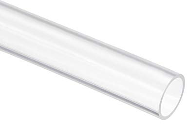 sourcing map - Tubo flessibile in silicone da 6 mm, diametro 8 mm, diametro esterno 1 m, 1 m, tubo flessibile in gomma siliconica per trasferimento pompa trasparente