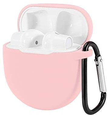 SCL Earphone Case for OnePlus Buds Case [Pink] OnePlus Buds Cover Skins Silicone Case Shock Proof Protective Resistant Cover for OnePlus Buds