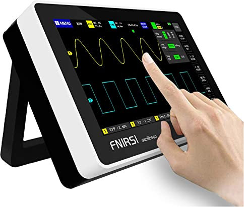 Tablet Oscilloscope,Digital Touch Screen Storage Oscilloscope Kit,with 2 Channel 100Mhz Bandwidth 7 inch Screen,Multi Functional Ultra Thin Portable USB Oscilloscope (ADS1013D Ⅱ)