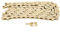 Alomejor Fahrradkette mit 116 Gliedern 6/7/8 Geschwindigkeit Hochfeste Umwerferkette für Rennrad Mountainbike(Gold)