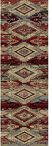 Mayberry Rug Teppich mit gebrochener Schleife, 60 x 200 cm, mehrfarbig