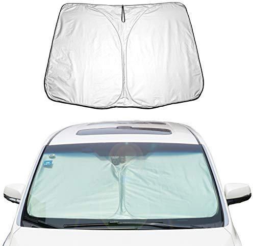 CDEFG Kompatibel mit Kia Sorento MQ4 2021 2022 2023 Sonnenschutz Abdeckungen Frontscheibe Sonnenschirm Die Vordere Schallwand Windschutzscheibe Auto Sonnenblende Zubehör