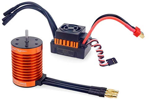 Fasizi Impermeabile F540 3300KV Brushless Rc Car Motor +60A ESC Combo Set Per 1/10 Rc Car