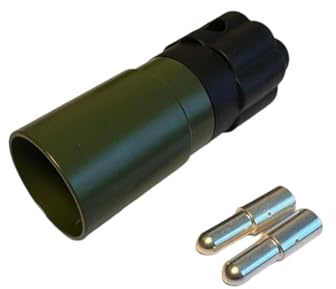 NATO Stecker 2 polig + 2X Lötkontakte 35mm² für 12V / 24V 160A bis max. 400A