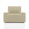 SOFASKINS® super elastischer überzug, Sofabezug 1 sitzer, atmungsaktiv, bequem und langlebig, Sofa überzug, Einfach anzubringen, Maße (70-110Cm), Farbe Beig