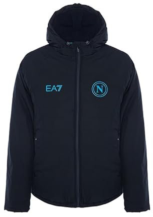 SSC NAPOLI Unisex 23/24 Giaccone Lungo Jacke, Marineblau, M