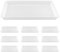 MOUYAT 10 vassoi grandi in plastica per attività artistiche, organizer per scuola, casa, progetti fai da te, pittura, perline, forniture organizzative, 39 x 29 x 4 cm