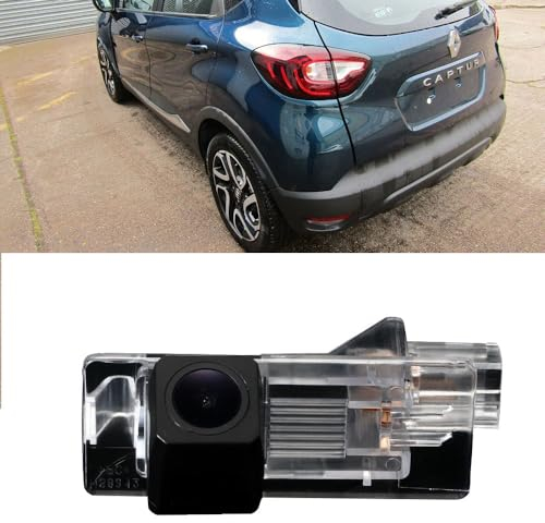 1280p HD wasserdichte Nachtsicht Auto Rückfahrkamera Nummernschildbeleuchtung Kamera für European Renault Fluence/Duster Megane Dacia Logan mcv 2/Latitude/Scenic 2/Laguna 2/3 X91
