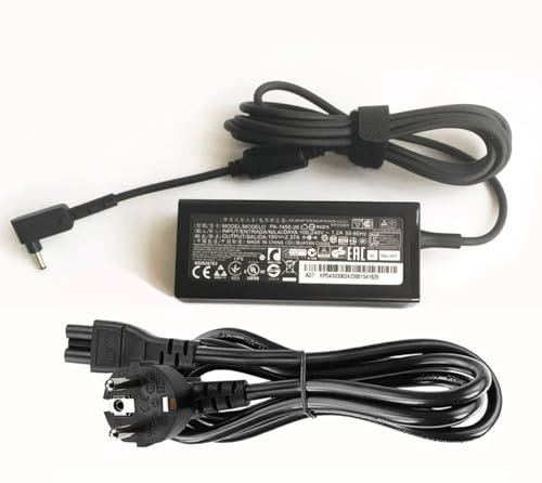 Adaptateur pour ordinateur portable PA-1450-26 A13-045N2A 45 W 19 V 2,37 A compatible avec Acer Chromebook CB3 C731 C738T N15Q9 Aspire R5-471T V3-331 V3-371 V3-372 Switch 11 SW5-11 71 Power