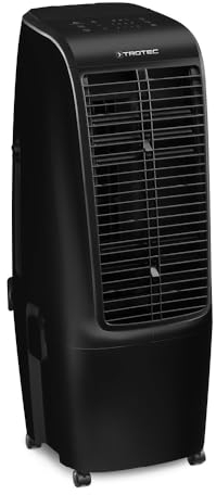 TROTEC enfriador de aire con enfriamiento por agua PAE 51 B - Enfriador de aire móvil 4-en-1: enfriamiento de aire, ventilación, refrescamiento de aire y purificación de aire