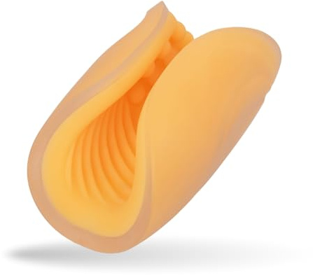 Lovelyness - Handjob Masturbator mit Noppen und Rillen - Orange