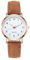 LIWEARE Damenuhr, Damen Analog Quarz Uhr mit PU-Leder Armband, Uhren Damen Einfache Business Klassische Armbanduhr Lässig Quarzuhr Leuchtuhr (Braun)