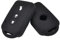 XEBRAD 3 Buttons Silicone Key Case Cover Keyless Fob Shell Skin Keyring Holder Protector, for NISSAN, for Qashqai, for Micra, Juke, for X-TRAIL, Navara Note, Tiida car key shell