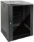 Tecmojo 15U Wall Mount Server Cabinet IT Network Rack Enclosure Lockable Door and Side Panels Black, 450mm Depth, Standard Glass Door, for 19 IT Equipment, A/V Devices, Flat Package