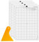 FSWWSF Schneidematte für Plotter 4 Stück Standard Haftkleber Schneidematten 8x12in Schneidematte Plotter für Silhouette cameo 4/3/2/1 CricutExplore Plotter Zubehör (StandardGrip)