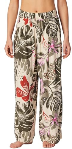 Schiesser Damen Schlafhose Lang Webhose - Mix + Relax Pyjamaunterteil (1er Pack)