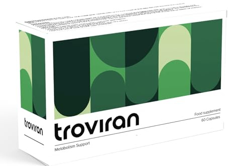 Troviran Metabolism Support Formula, 60 Capsules, Vegan and Gluten Free