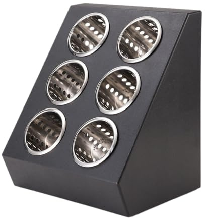 Ronyme Organizador de Cubiertos Compacto, Portautensilios Comercial, Cilíndrico