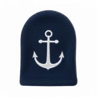 osters muschel-sammler-shop Eierwärmer Moin & Anker, Blau/Weiß, 11 cm hoch, 9 cm breit – Frühstück Tischdeko, Maritim“ (-Anker-)