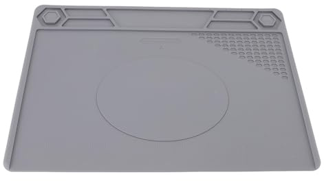 OEBUAFI High Temperature Proof Silicone Soldering Mat with Screw Position for Electronic Workbench 12.52oz