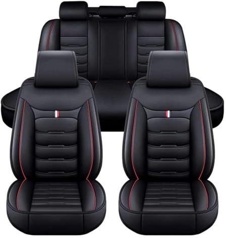 YAMCINWRT Sitzbezüge Auto für GLK Class X204 GLK 220 250 280 300 320 350, 9 Stück Autositzbezüge Set, Klassisch Kunstleder Autositzbezüge,Sitzschoner Schonbezug Autositz,B