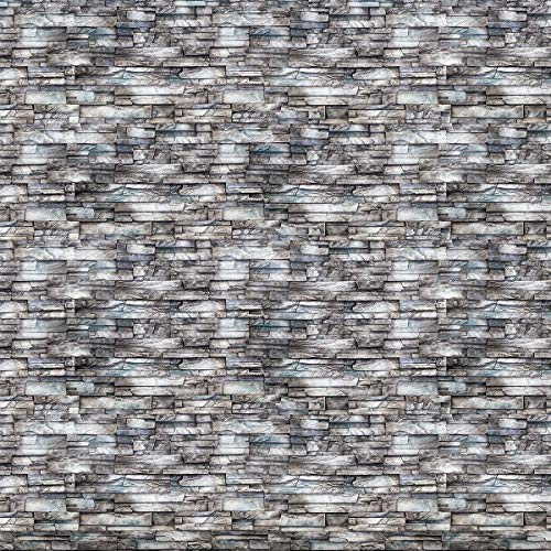 Forwall Fototapete Vlies - Tapete Moderne Wanddeko Dekorative Backsteine VEXXXL (416cm. x 254cm.) AMF10184VEXXXL Wandtapete Design Tapete Wohnzimmer Schlafzimmer