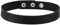 Jovivi Punk Choker Halskette Damen Gothic Choker Nieten Echtleder Schwarz, Leder