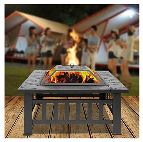 Bracere Giardino Esterno, Barbecue Sovrapposto, Barbecue Da Giardino è Dotato Di Copertura in Rete, Rete Carbone E Altri Accessori Bracere Barbeque è Adatto Per Terrazze Giardino Esterno. Squisita fat